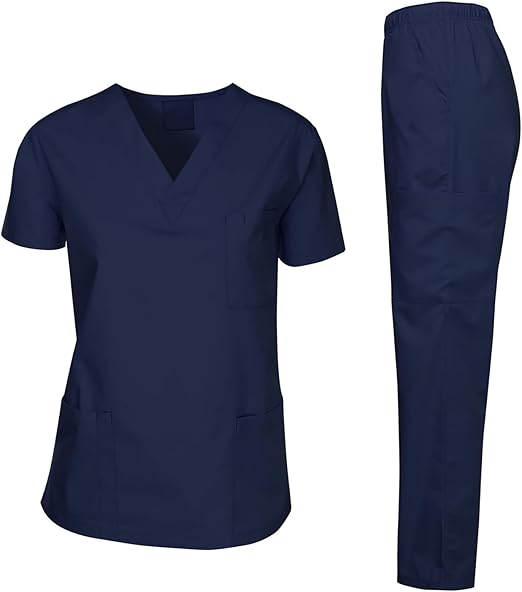 CONJUNTO QUIRURGICO COLOR AZUL MARINO HOMBRE T-CHICA