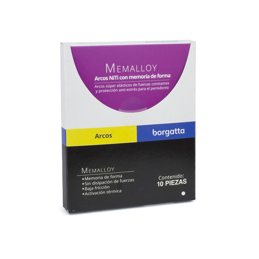 ARCO MEMALLOY .018 NITI OVOID ARCH U POR PIEZA
