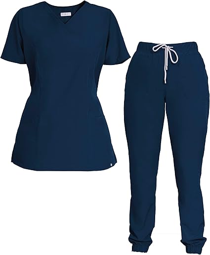 CONJUNTO QUIRURGICO COLOR AZUL MARINO MUJER T-MEDIANA