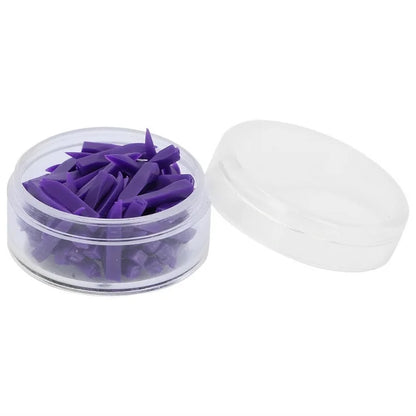CUÑAS DE PLASTICO VIOLETA
