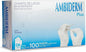 CAJA GUANTES DE LATEX AMBIDERM PLUD BAJO EN POLVO AZUL CH