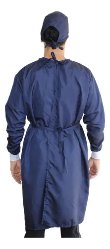BATA QUIRURGICA AZUL MARINO M