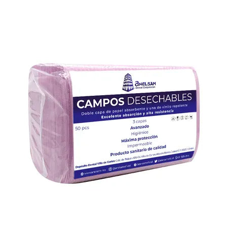 CAMPOS DESECHABLES ANELSAM VARIOS COLORES