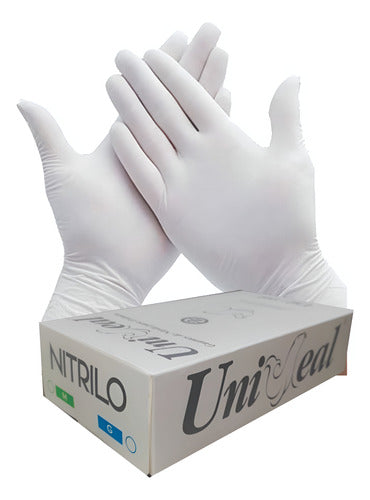 GUANTES DE NITRILO BLANCO CH
