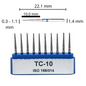 FRESA DIAMANTE TC-10 SHARP 166/011