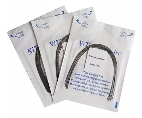 ARCOS NITI ARCHWIRE THERMAL ACTIVATED LOWER .012 PAQUETE NATURAL
