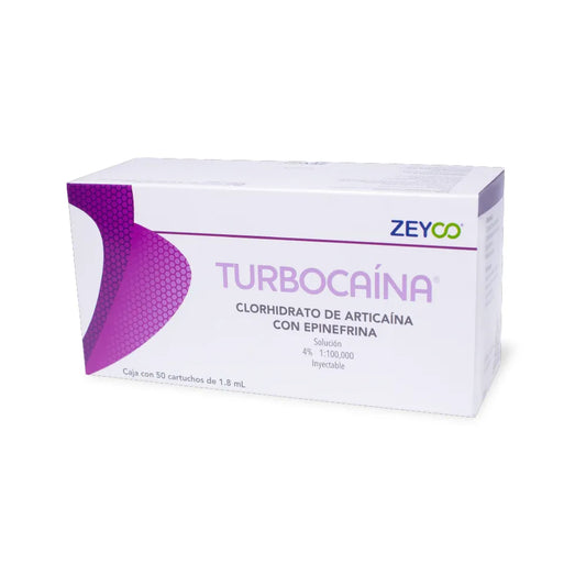 TURBOCAINA C/EPINEFRINA FD ZEYCO CAJA CON AGUJAS