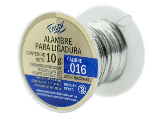 ALAMBRE PARA LIGADURA 0.16 VALDI