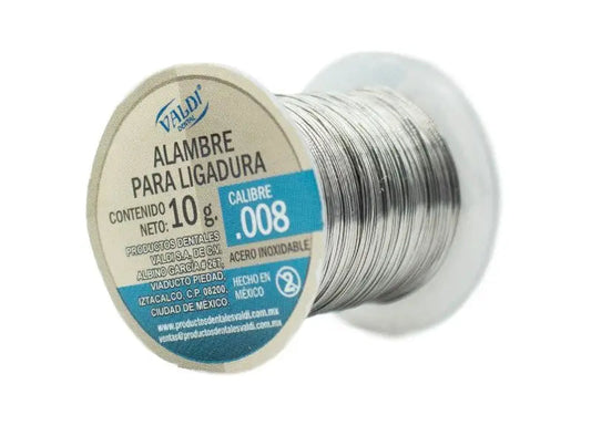 ALAMBRE PARA LIGADURA .008 VALDI