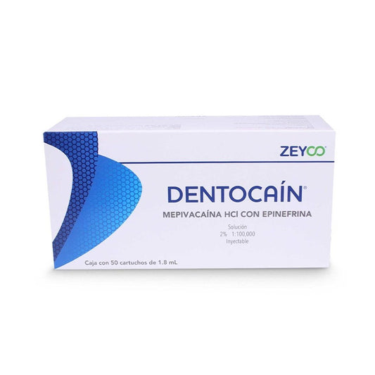 DENTOCAINA ANESTESICO AL 2% ZEYCO POR BLISTER