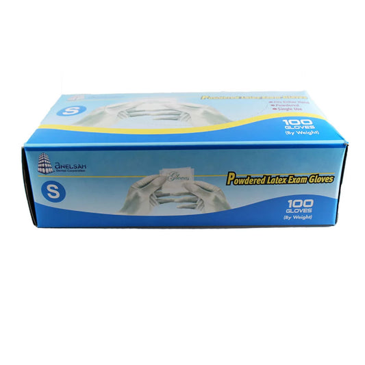 CAJA DE GUANTES LATEX BLANCO CH ANELSAM POWDERED