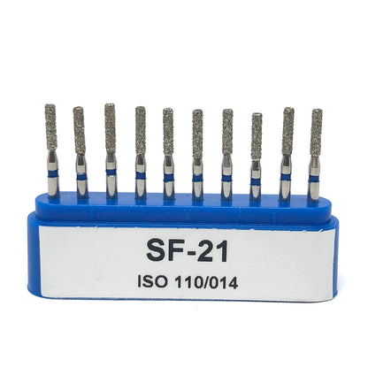FRESA DE DIAMANTE AZUL CILINDRICA SF-21 Pza