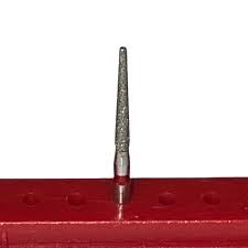 FRESA DE DIAMANTE CILINDRICAS ROJAS CON PUNTA TC-11F