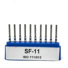 FRESA DE DIAMANTE AZUL CILINDRICA SF-11 Pza