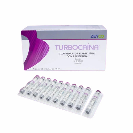 TURBOCAINA C/EPINEFRINA FD ZEYCO POR BLISTER